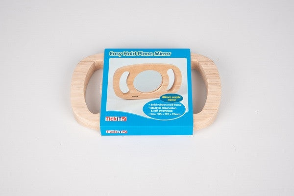 Tickit Wooden Easy Hold Mirror