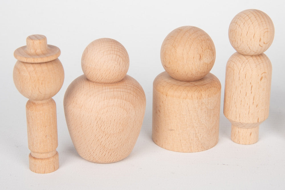 Tickit Wooden Beechwood Figures