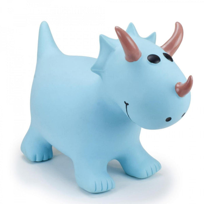 Happy Hopperz Turquoise Triceratops