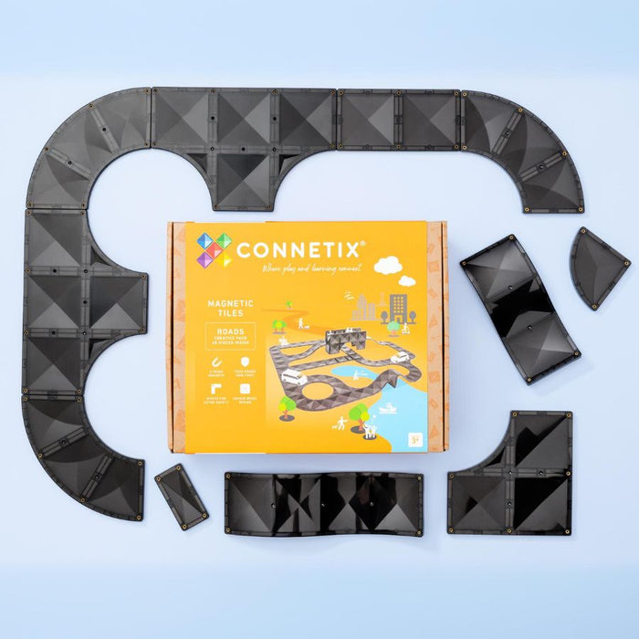 NEW Connetix Creative Roads Pack 48pcs