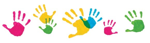 JOVI Kids Finger Paint -  17piece Playbox, 6 x 125ml paint included