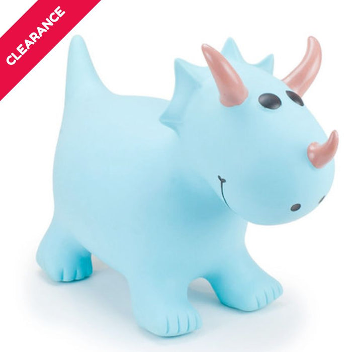 Happy Hopperz Turquoise Triceratops