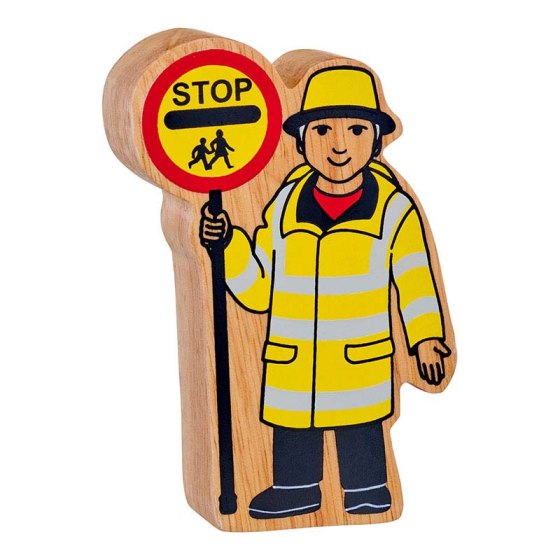 Lanka Kade Natural Wooden Yellow and Black Lollipop Person