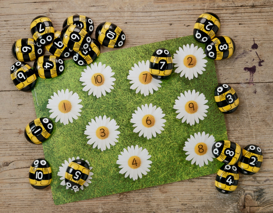 Yellow Door Honey Bee Number Cards