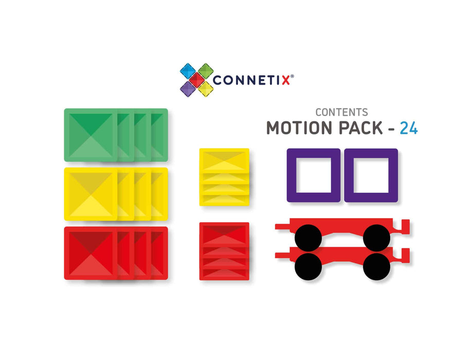 Connetix 24pcs Motion Pack