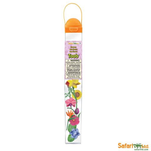 Stunning waterproof and easy to clean flower figures, great to brighten up any play set up. Contains rose, tulip, hibiscus, bird of paradise, daffodil, sunflower, lotus, and an orchid.