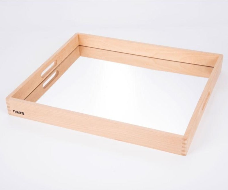 Tickit Wooden Mirror Tray