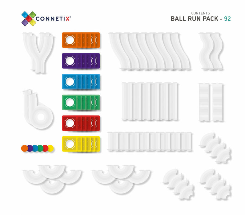 Connetix 92pcs Ball Run Expansion Pack