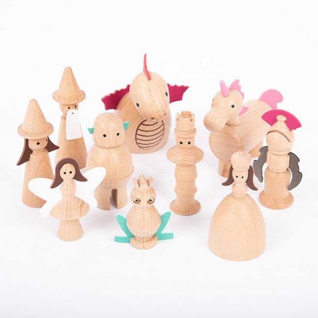 Tickit Enchanted Wooden Figures-10pack