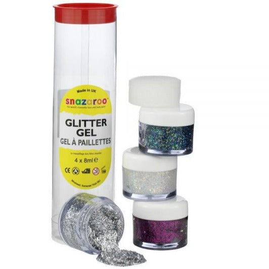 Snazaroo Glitter Gel Tube set A