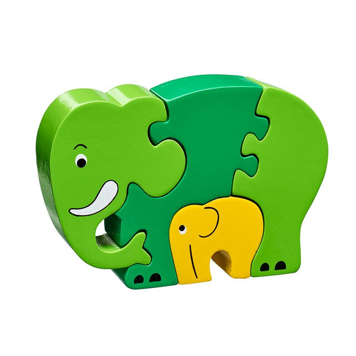 Lanka Kade -Green Elephant & Baby jigsaw puzzle