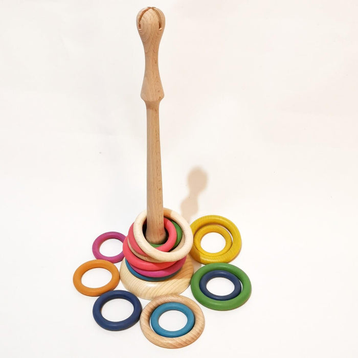 Tickit Wooden rings and base