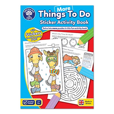 Orchard Toys - Things To Do Sticker Activity Book
