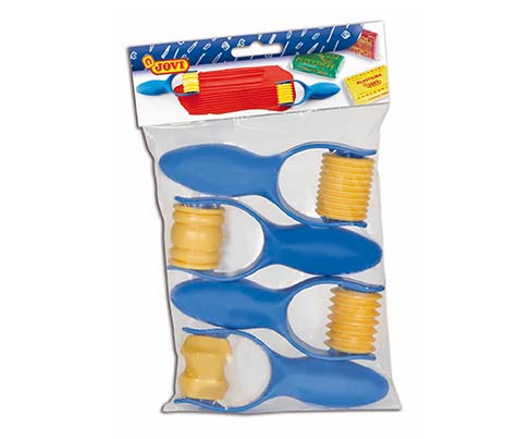 Set of 4 Patterned Dough Rollers