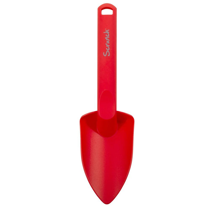Red Colored Scrunch Spade with Rubber Handle