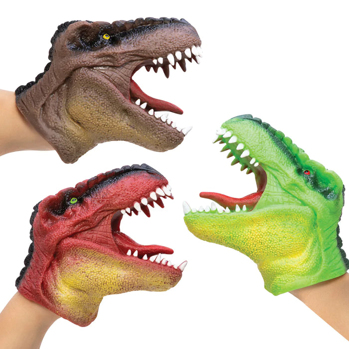 Schylling Dinosaur Stretchy Hand Puppet