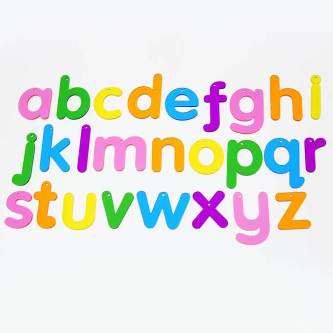 Tickit Rainbow Lowercase Letters