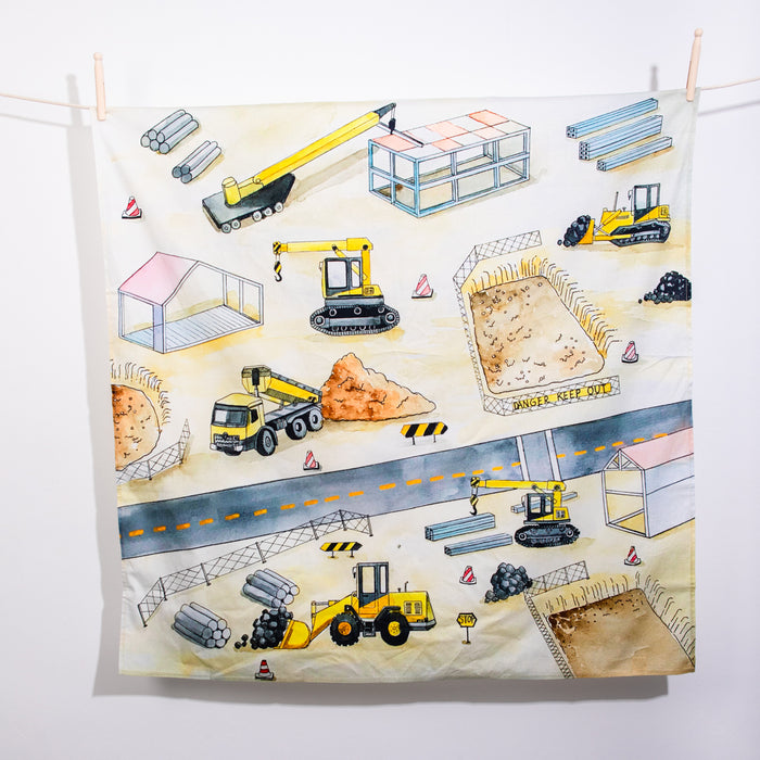 WonderCloths Organic Cotton Scenery -At the building site