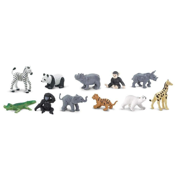 Safari Toob - Zoo babies (11pcs)